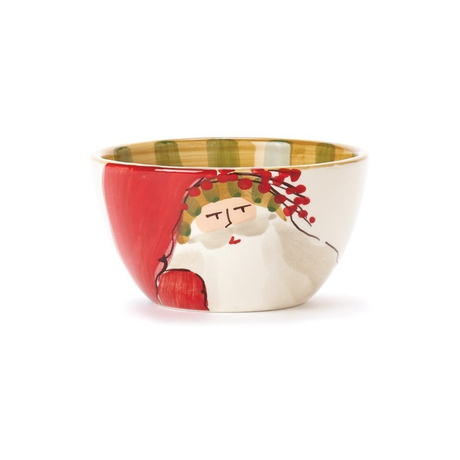 Vietri Old St. Nick Animal Hat Cereal Bowl