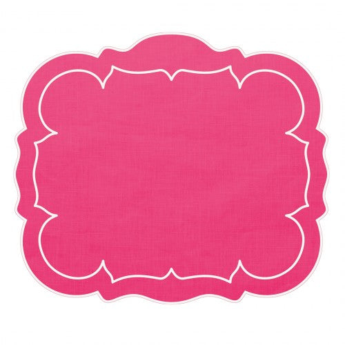 Skyros Designs Linho Fuchsia Rectangle Placemat (set of 4)