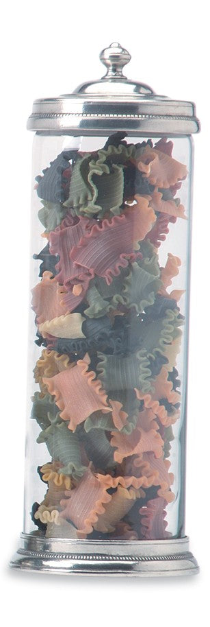 Match Pewter Tall Glass Canister