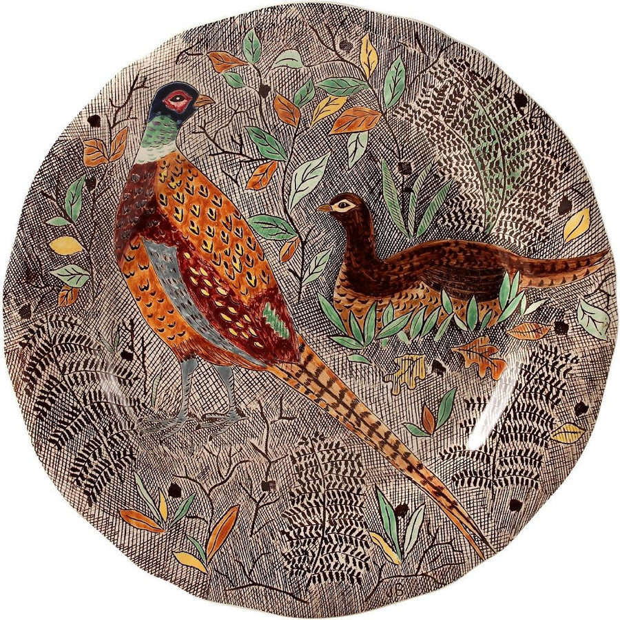 Gien Rambouillet Pheasant Dinner Plate