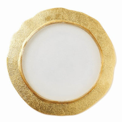 Vietri Rufolo Glass Organic Charger