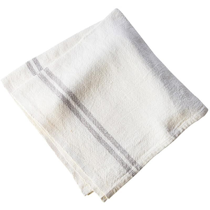 Caravan Vintage Linen Ivory Grey Napkin (set of 4)