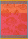Le Jacquard Francais Moorea Coral Tea Towel