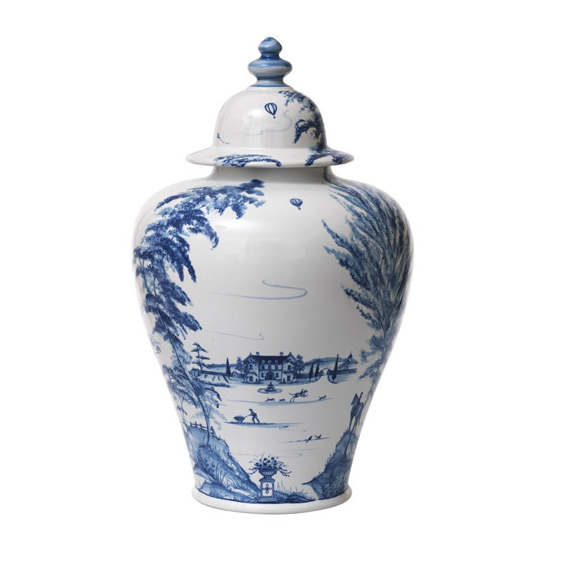 Juliska Country Estate Delft Blue Tall Ginger Jar