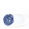 Caskata Peony Blue Small Oval Platter