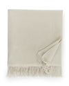 Sferra Dorsey Ivory Throw