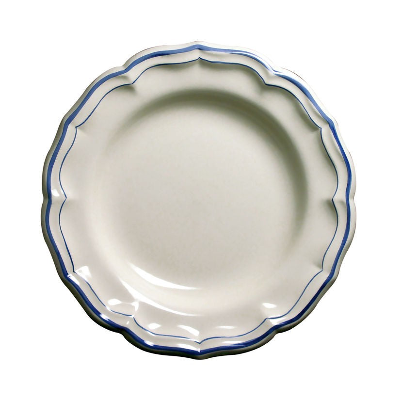 Gien Filets Bleus Round Platter