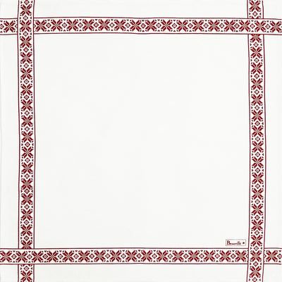 Beauville A La Neige Red Napkin