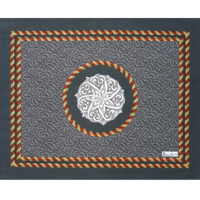 Beauville Voltaire Anthracite Placemat
