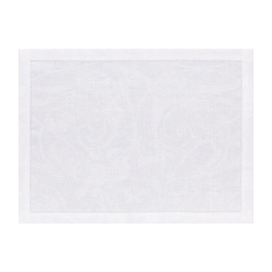 Le Jacquard Francais Tivoli White Placemat