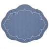 Skyros Designs Linho Blue Oval Placemat (set of 4)