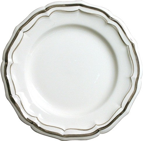 Gien Filets Taupe Dinner Plate