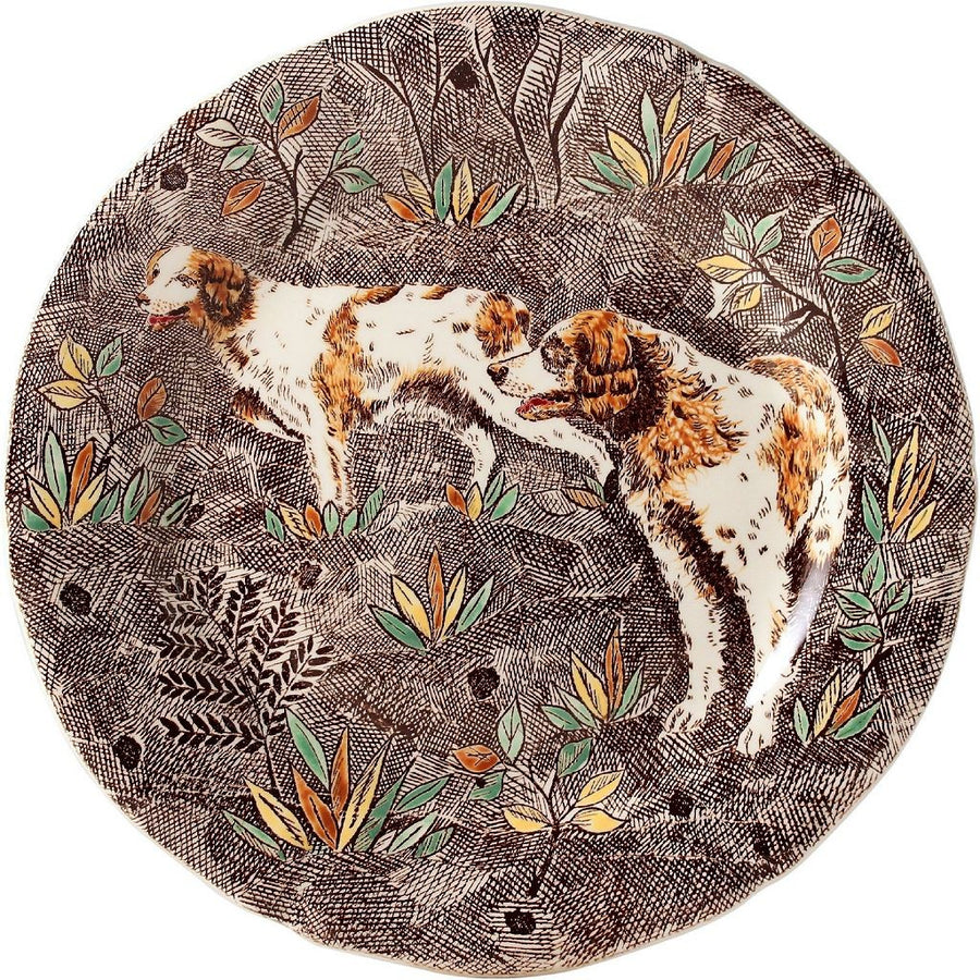 Gien Rambouillet Spaniel Dessert Plate