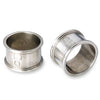 Match Pewter Round Napkin Rings (set of 2)