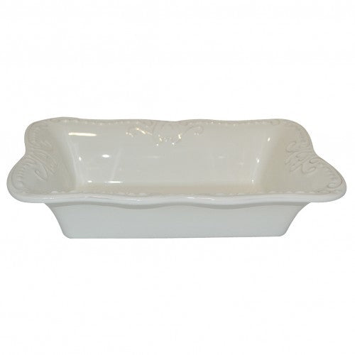 Skyros Isabella Ivory Medium Rectangular Baker