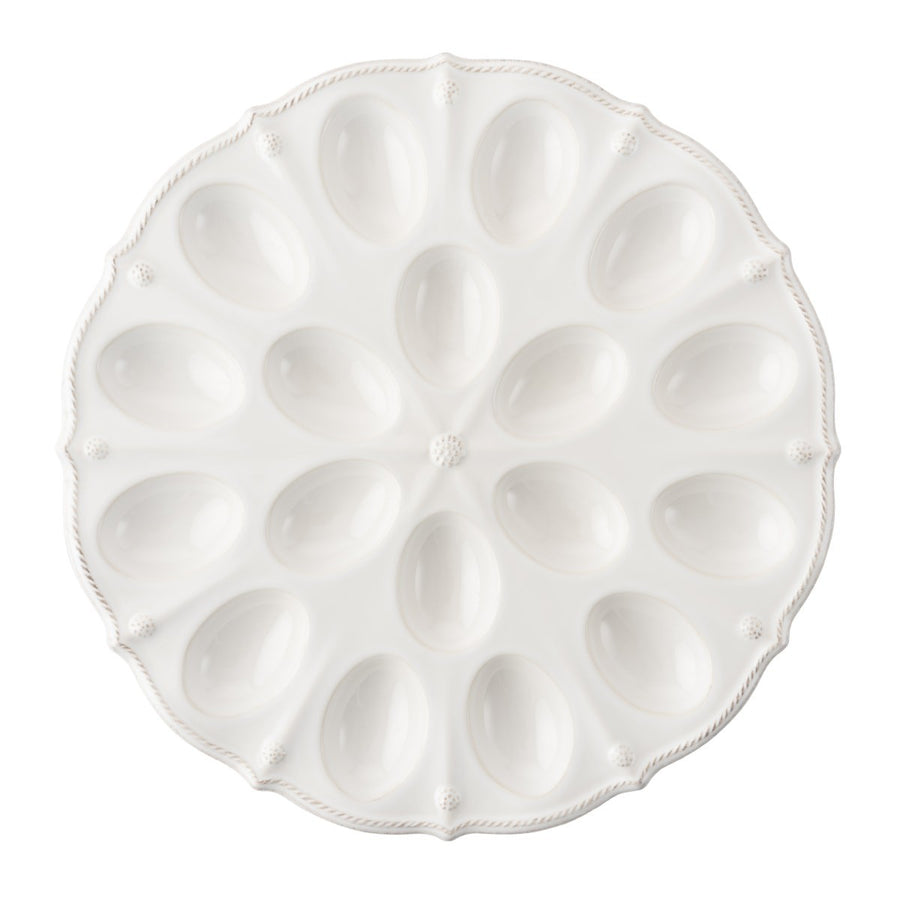 Juliska Berry & Thread White Deviled Egg Platter
