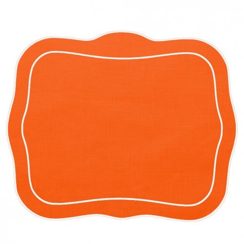 Skyros Designs Linho Orange Patrician Placemat (set of 4)