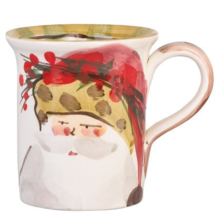 Vietri Old St. Nick Animal Hat Mug
