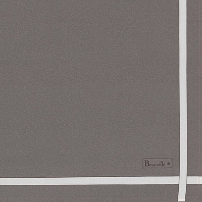 Beauville Two-coloured Taupe/White Napkin