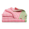 Caravan Two-Tone Gingham Pink Lime Napkin (set of 4)