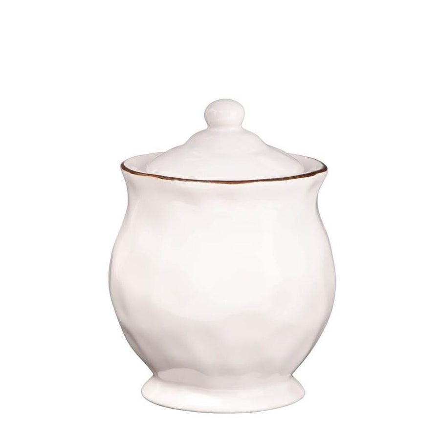 Skyros Designs Cantaria White Covered Sugar