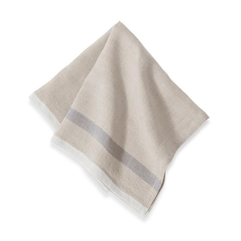Caravan Laundered Linen Natural Grey Napkin (set of 4)