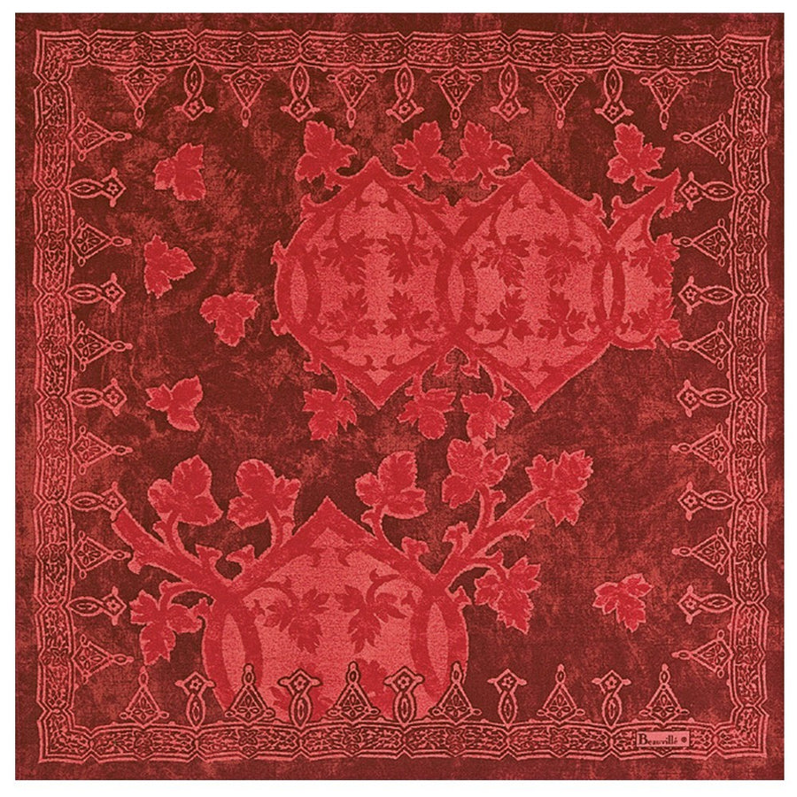 Beauville Rialto Garnet Red Napkin