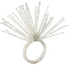 Kim Seybert Spider Bead Burst Crystal & Silver Napkin Ring