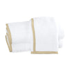 Matouk Enzo White/Sand Bath Towels