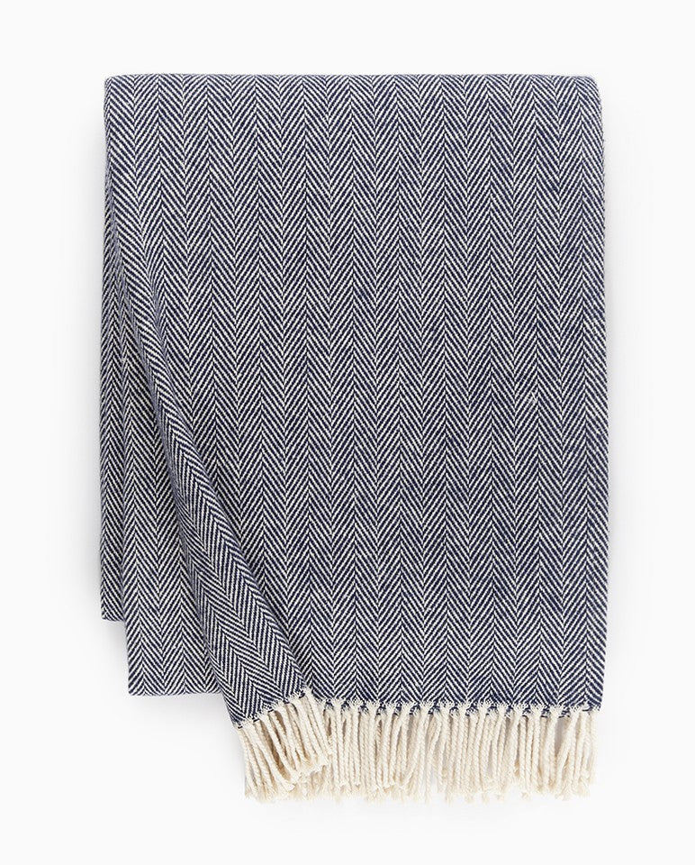 Sferra Celine Navy Throw