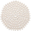 Kim Seybert Round Bamboo White Placemat