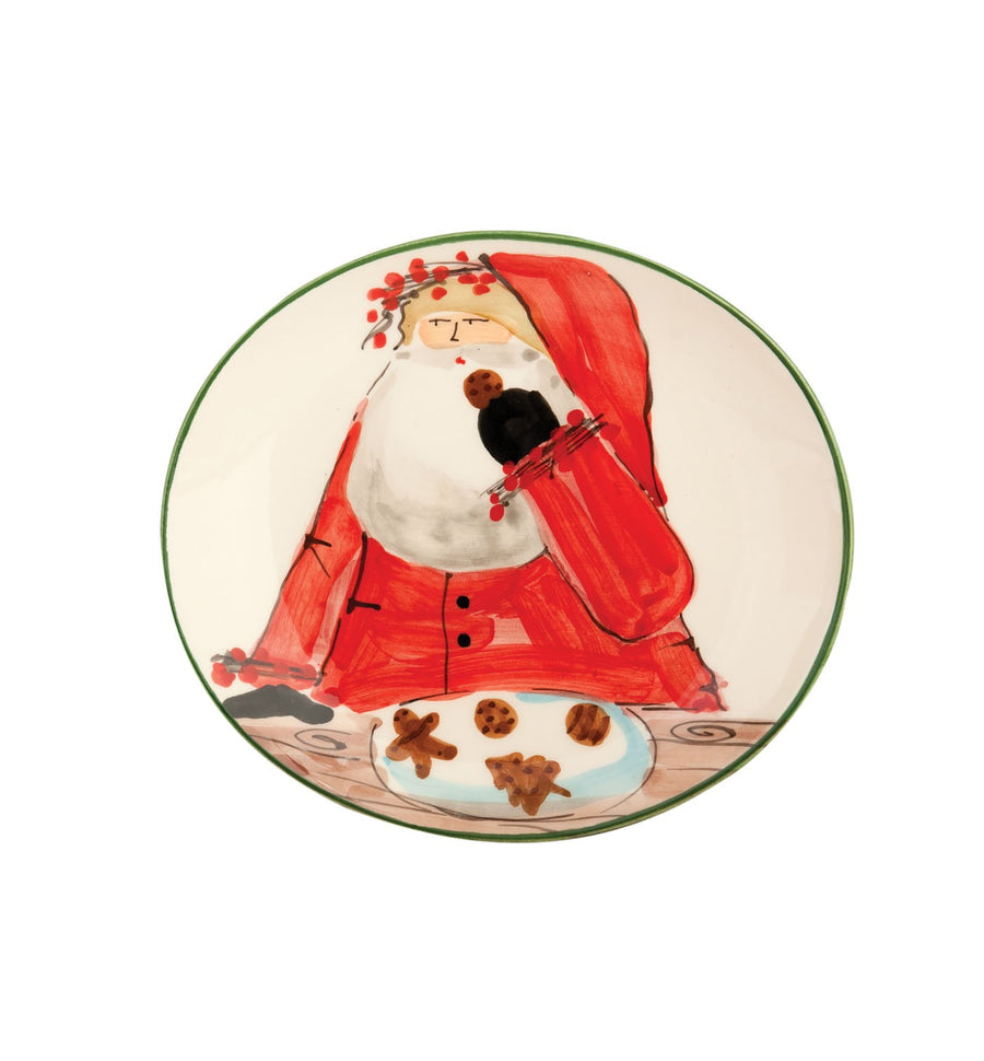 Vietri Old St. Nick Boxed Cookie Plate