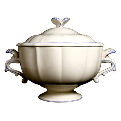 Gien Filets Bleus Soup Tureen