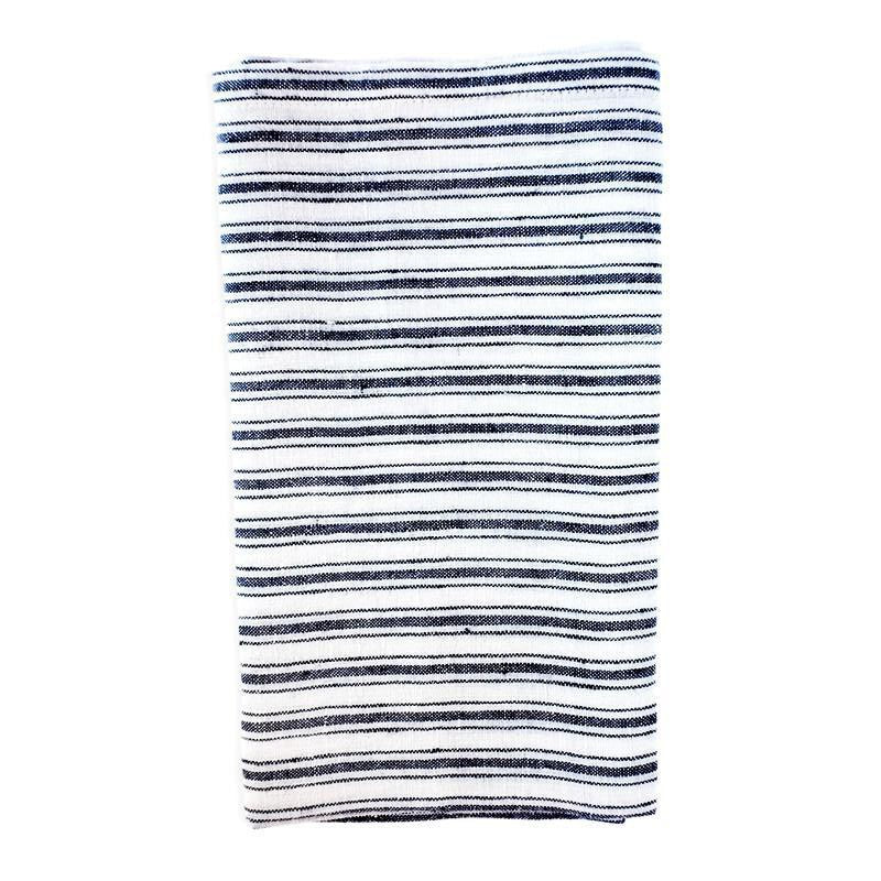 Caravan Boat Stripe White Blue Napkin (set of 4)