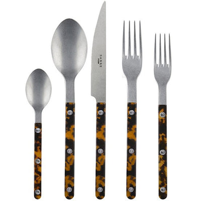 Sabre Paris Bistrot Vintage Tortoise 5-piece Place Setting