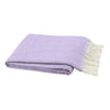 Lands Downunder Lilac Italian Herringbone Throw