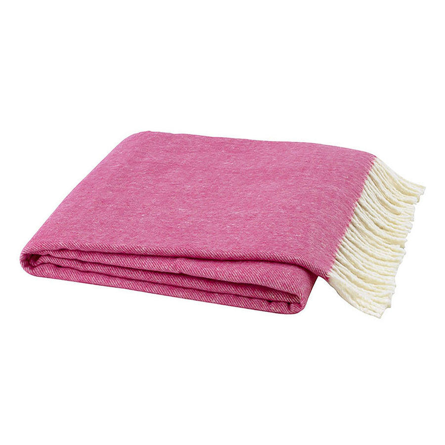 Lands Downunder Wild Orchid Italian Herringbone Throw