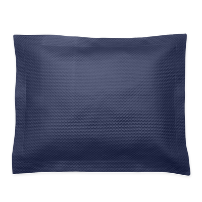 Matouk Alba Navy Pillow Sham