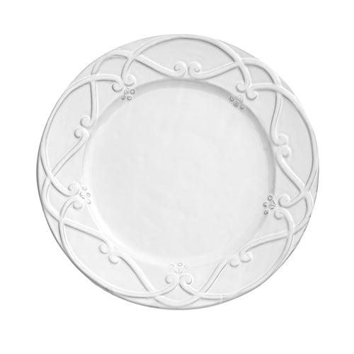 Arte Italica Bella Bianca Ribbon Charger