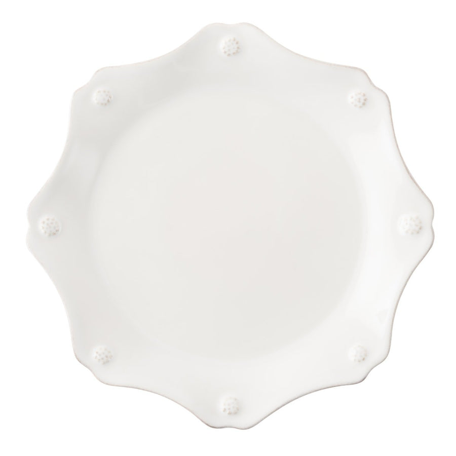 Juliska Berry & Thread White Scalloped Salad Plate