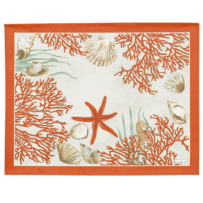 Beauville Coral Red Placemat