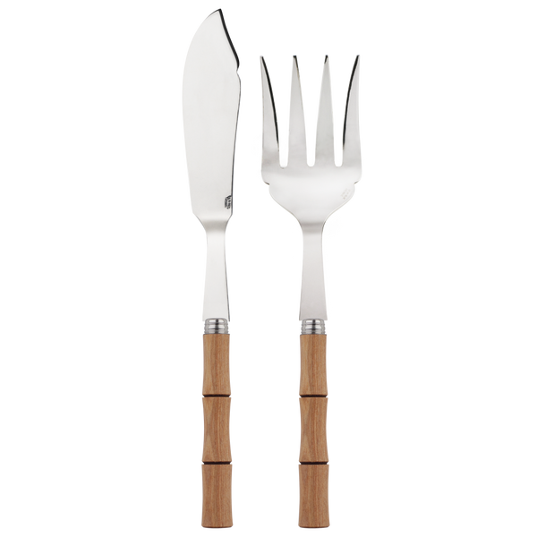 SABRE Bamboo Fish Serving Set - Yvonne Estelle's