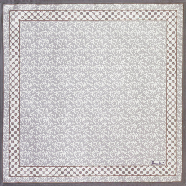 Beauville Linens Chambord Grey Napkin