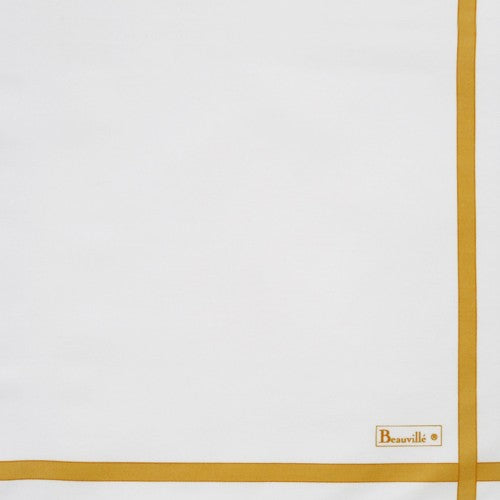 Beauville Two Color White/Yellow Napkin