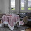 Beauville Ceylan Raspberry Tablecloth