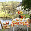 Beauville Fleurs des Champs Yellow Coated Tablecloth