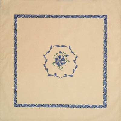 Beauville Les Coqs Blue Napkin