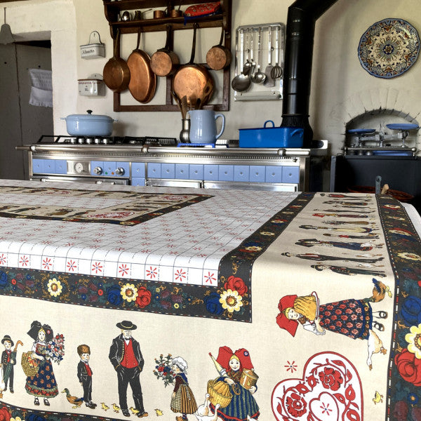 Beauville Mon Village Tablecloth
