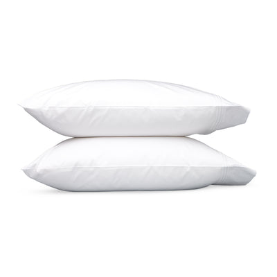 Matouk Bel Tempo White Pillowcases