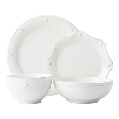 Juliska Berry & Thread White 4-piece Place Setting